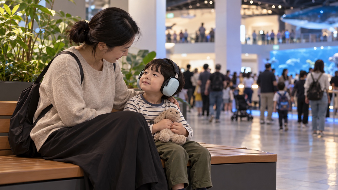 소리와 사람이 많은 곳에서 힘든 아이, 외출을 덜 버겁게 준비하기